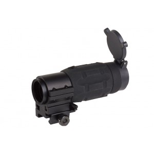 AIM AP Style 3X Magnifier w/ QD Twist Mount (AO-5339-BK)